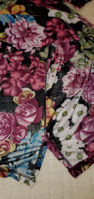 Maglia donna fantasia floreale