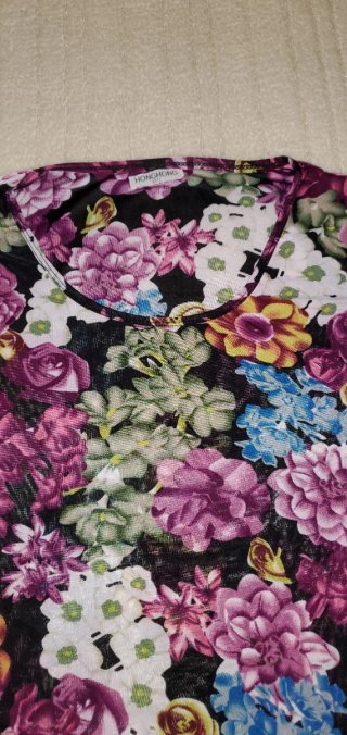 Maglia donna fantasia floreale
