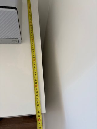 Cajonera escritorio Ikea blanca 36x76x60