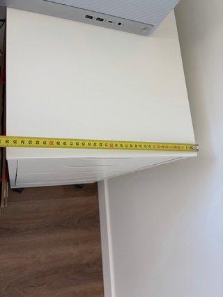 Cajonera escritorio Ikea blanca 36x76x60