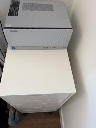 Cajonera escritorio Ikea blanca 36x76x60