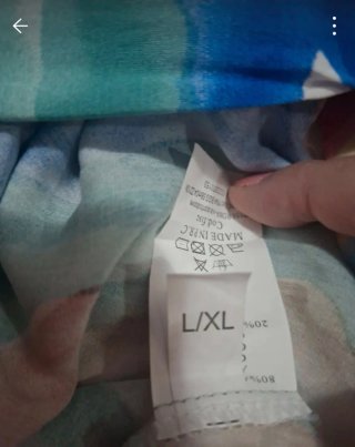 Vestido estampado L/XL
