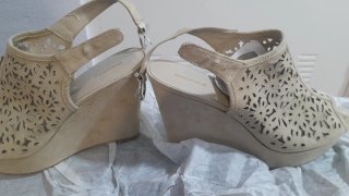 Zapatos de cuña Graceland beige