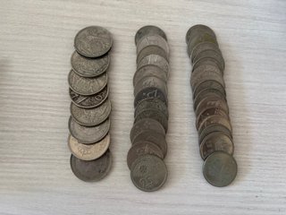 Lote monedas 25 y 50 pesetas