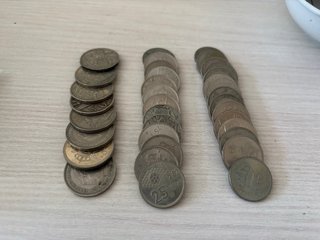 Lote monedas 25 y 50 pesetas