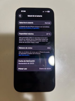 iPhone 15 Pro 256gb plata
