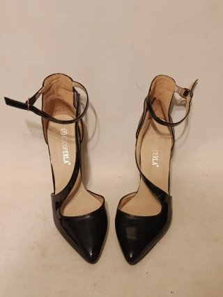 Zapatos tacón charol Cocoperla Talla 38