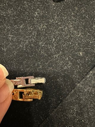 Due collane Swarovski oro e argento