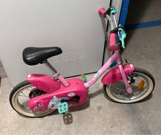 Bicicleta infantil rosa