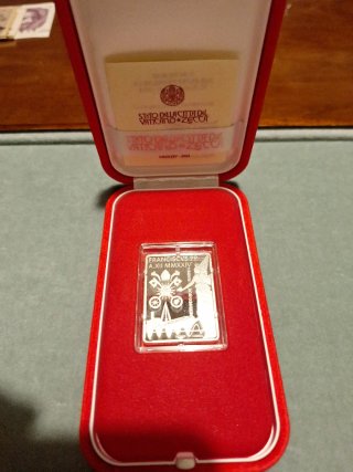 25 Euro Vaticano Marconi 2024 Argento