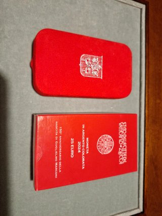 25 Euro Vaticano Marconi 2024 Argento