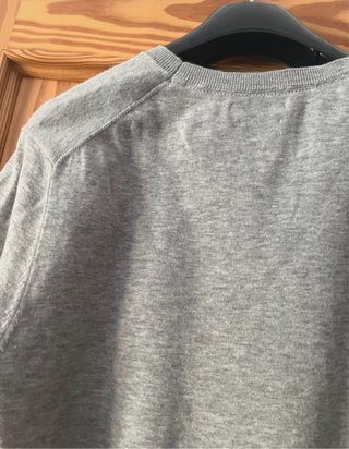 Jersey Massimo Dutti Gris y Azul
