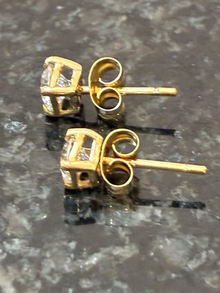 Pendientes Oro 18k 1.01 Ct Diamantes Naturales