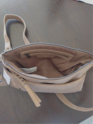 Bolso Misako Beige con Tachuelas