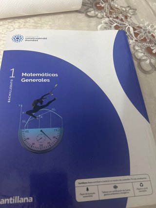 Matemáticas generales 1 Bachillerato