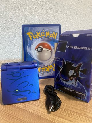 Game Boy Advance SP Kyogre Edición Limitada