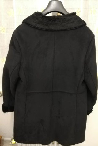 Cappotto donna nero Made in Italy