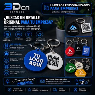 Llaveros Personalizados Impresión 3D