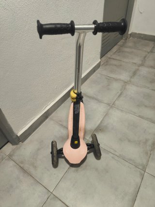 Patinete infantil Oxelo niña rosa 3 ruedas