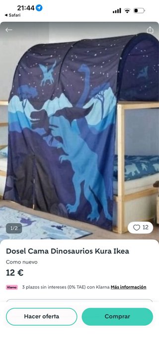 Cama alta Kura madera