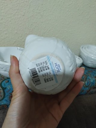 Set de 3 Boles Medidores Cerámica Blancos