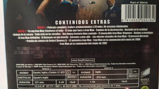 DVD Iron Man Edición Coleccionista 2 Discos
