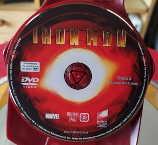 DVD Iron Man Edición Coleccionista 2 Discos