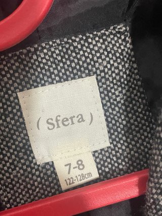 Chaqueta Americana Niño Sfera Talla 7-8 Años