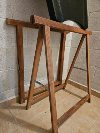 Caballetes de madera