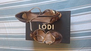 Zapatos de tacón LODI fiesta Bronce Talla 37
