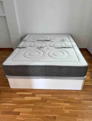 Cama 150x190 + Colchón + Cabezal
