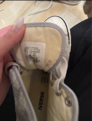 Converse grigie con pelliccia