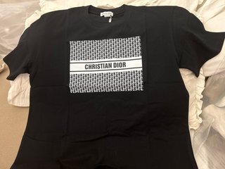 Camiseta Christian Dior Negra Talla L