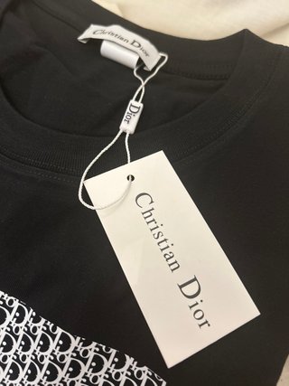 Camiseta Christian Dior Negra Talla L