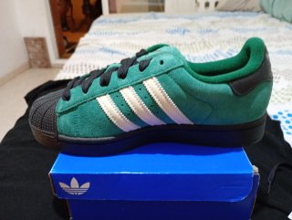 Adidas Superstar II Originales Verde/Negro