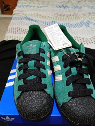 Adidas Superstar II Originales Verde/Negro