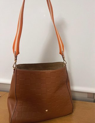 Bolso Purificación Garcia Marrón Impecable