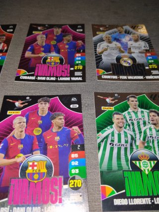 Lote cromos fútbol Panini Vamos!