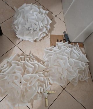Lampadario moderno bianco