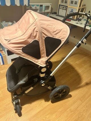 Carro Bugaboo Rosa y Gris