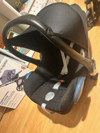 Carro Bugaboo Rosa y Gris