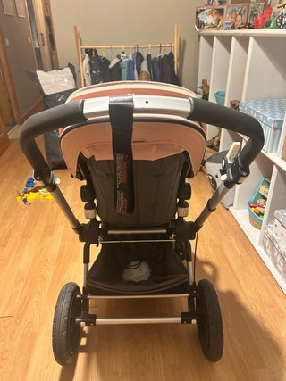 Carro Bugaboo Rosa y Gris