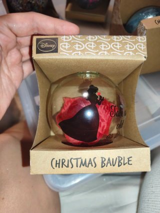Bola Navidad Disney Bella y Bestia
