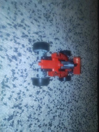 Coche de carreras LEGO naranja