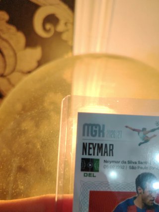 Cromo Panini Neymar Stars on 25