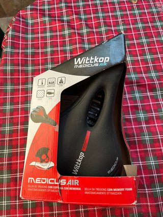 Sillín Wittkop Medicus Air Negro