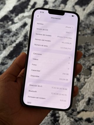 iPhone 13 Pro Max 256GB bateria 90%