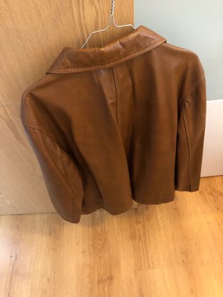 Chaqueta de 100% cuero marrón