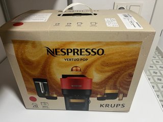 Cafetera Nespresso Vertuo Pop Krups Roja