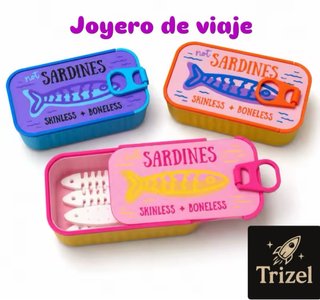Joyero lata sardinas Trizel
